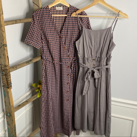 SOLD OUT Tie Waist Midi Dress - Picture 5 of 5